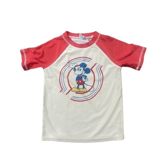 Junk Food x Disney Raglan Shirt Mickey Mouse Size Small - Picture 1 of 7